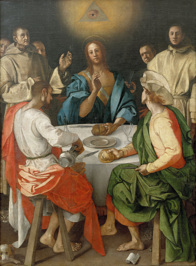 cena-in-emmaus-pontormo-uffizi