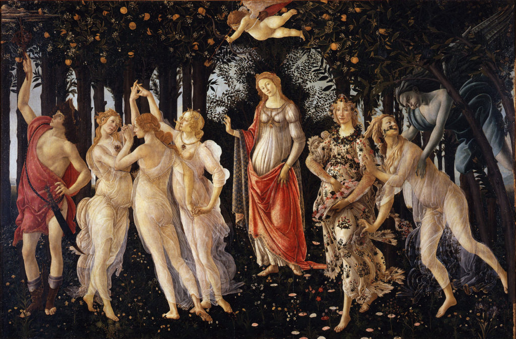 Galleria degli Uffizi- La Primavera di Botticelli