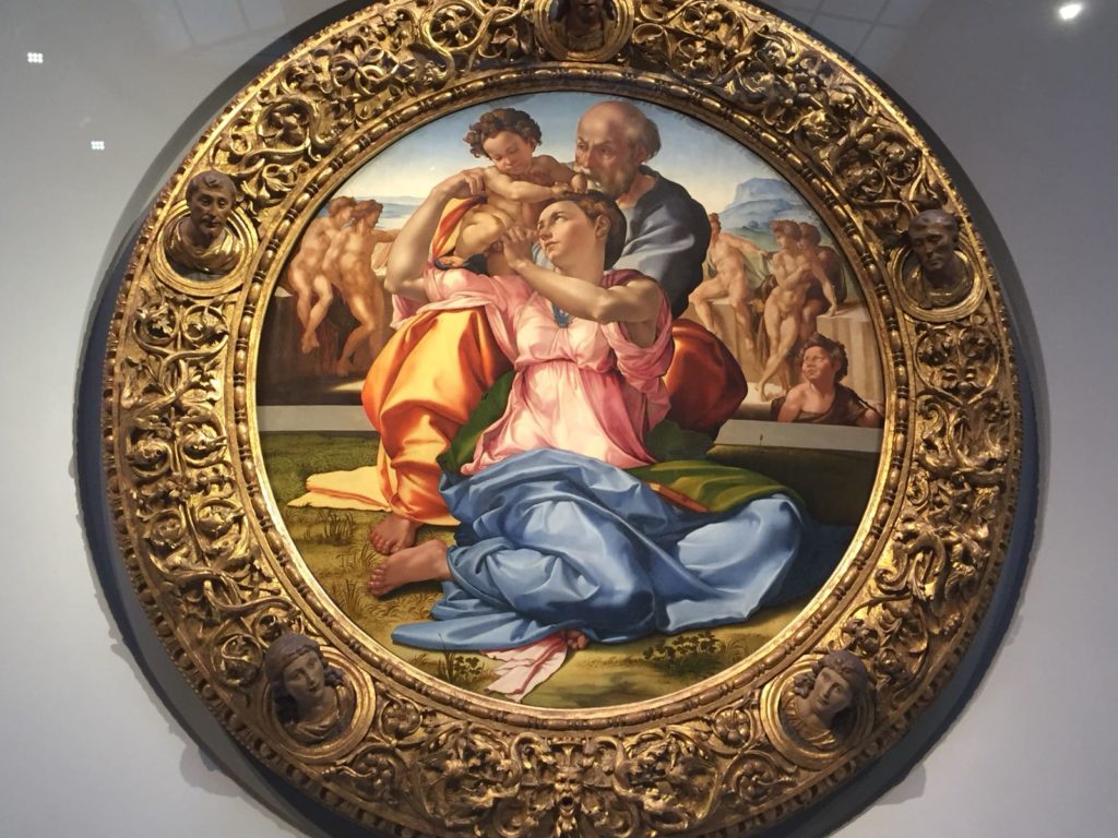 Galleria degli Uffizi- Tondo Doni, Michelangelo