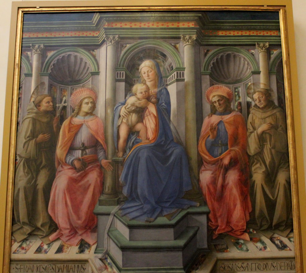 Filippo Lippi alla Galleria degli Uffizi 