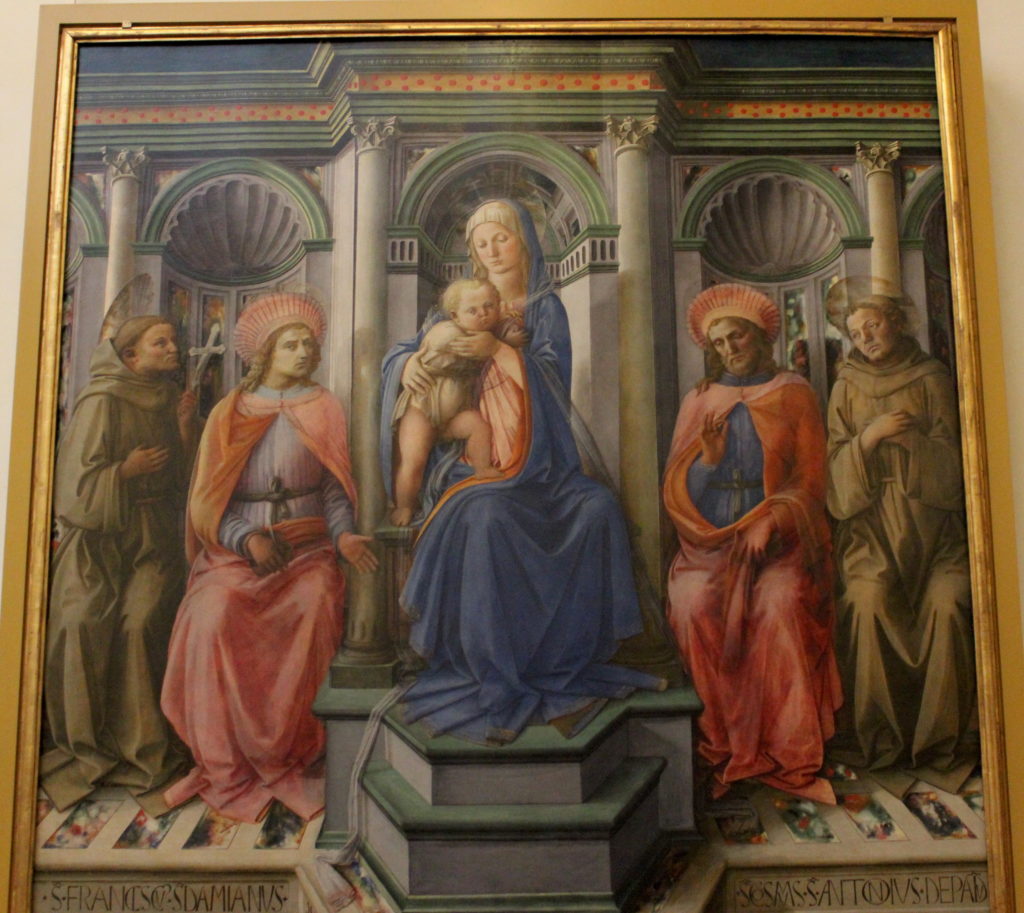 Filippo Lippi alla Galleria degli Uffizi