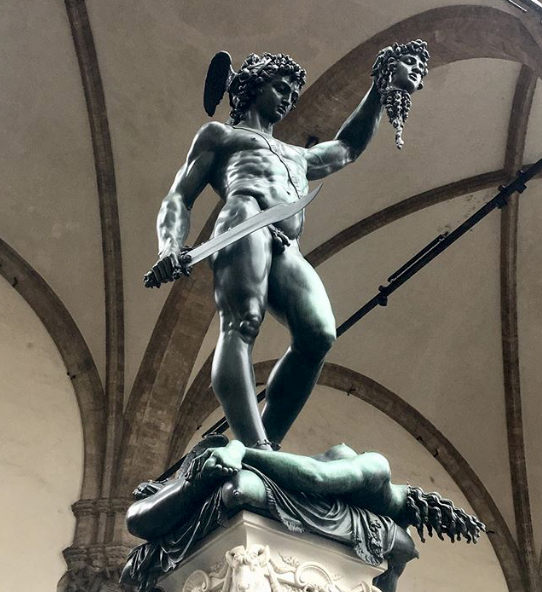 Perseo e Medusa - Photo by @sabrinapryntyl